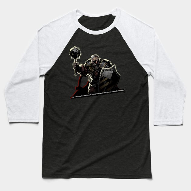 Darkest Dungeon - The Man-at-Arms Baseball T-Shirt by Reds94